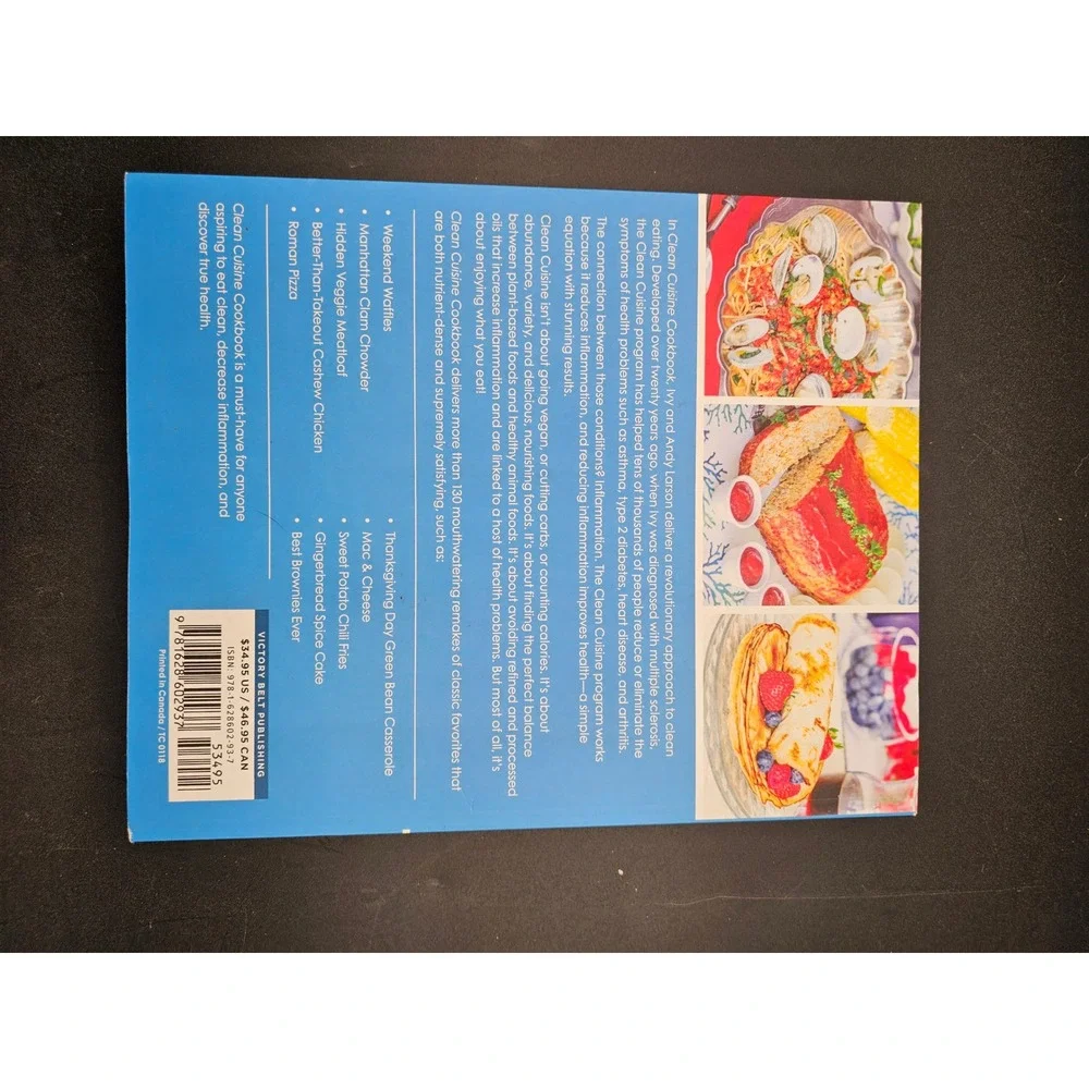 Clean Cuisine Cookbook Anti-Inflammatory Recipes Ivy Larson Andrew Larson MD